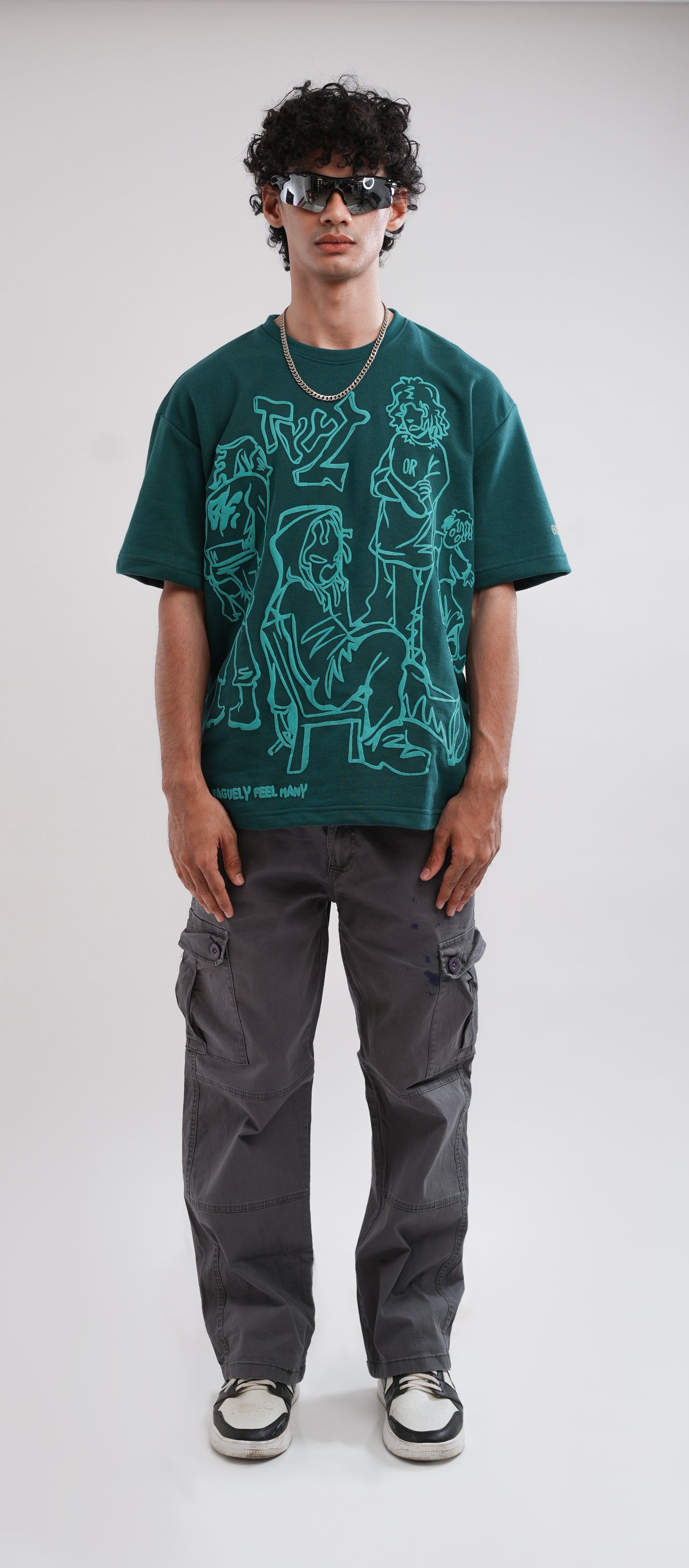 Vaguely feel Many-Green tshirt