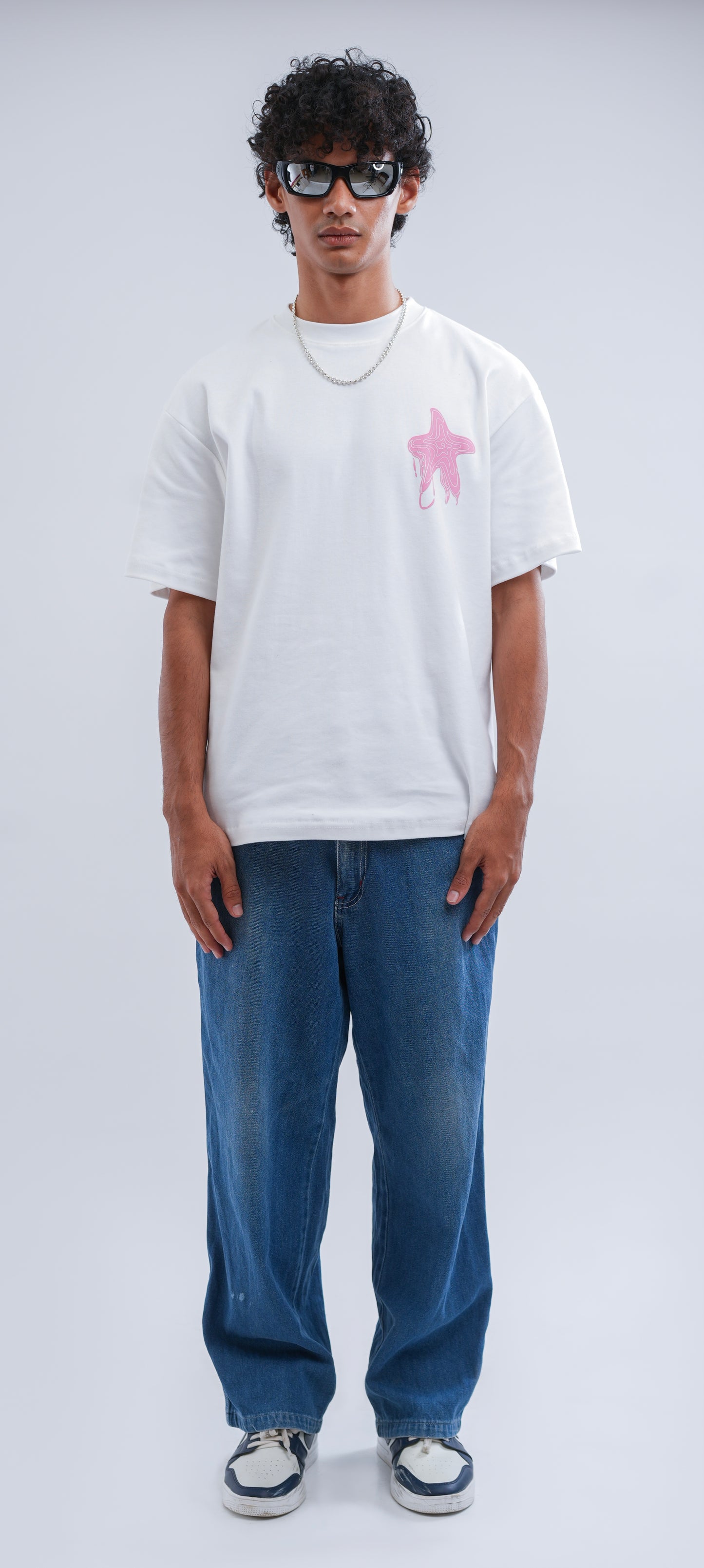 Lucky Star White Tshirt