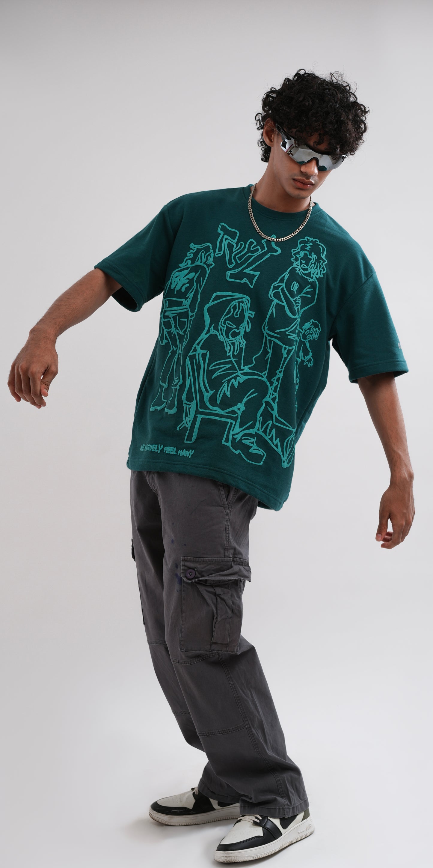 Vaguely feel Many-Green tshirt