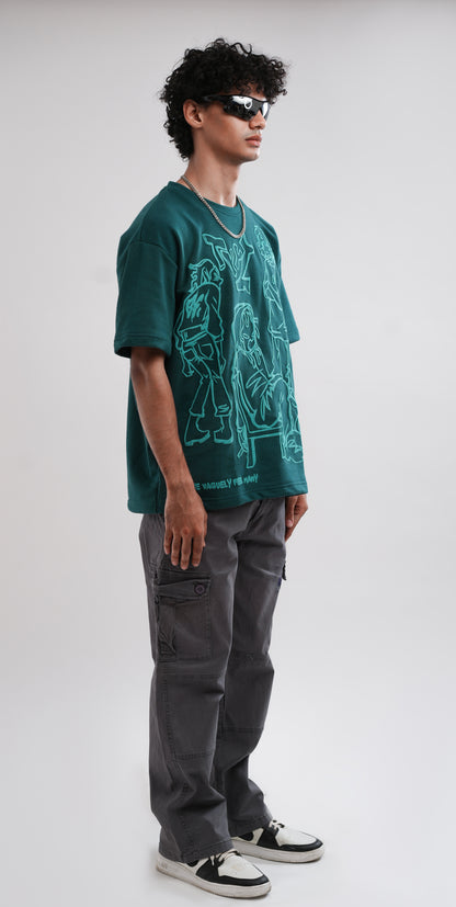 Vaguely feel Many-Green tshirt